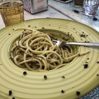 Pasta with truffles at Monnalisa Caffe in Assisi
