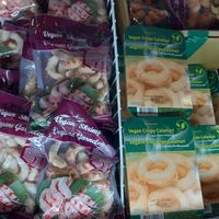 vegan shrimps and calamari at Goodstore - Asogatan in Stockholm