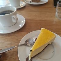 Passionfruit cheesecake. at Goodstore - Asogatan in Stockholm