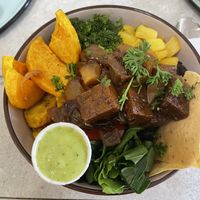 Bowl w tofu  at Puro Zumo in Bogota