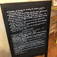 Menu  at La Voladora in Alicante