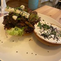 Japanese burger   at La Voladora in Alicante