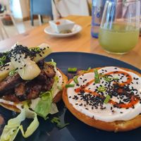 Japanese burger at La Voladora in Alicante