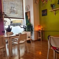 Inside tables at La Voladora in Alicante