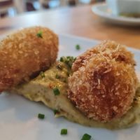 Ham croquetas at La Voladora in Alicante