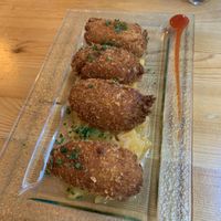 Sweet potato croquettes at La Voladora in Alicante
