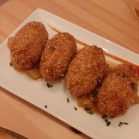 Croquetas de boniato at La Voladora in Alicante