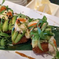Crispy roll at Sushi Nekosan in La Jolla