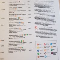 Carta at Bar Mundo in Estella