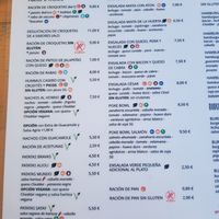 Carta at Bar Mundo in Estella