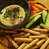 Hummus at Bar Mundo in Estella