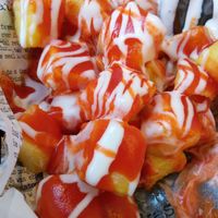 Patatas bravas veganas at Bar Mundo in Estella