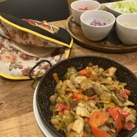 Vegan fajitas  at Bar Mundo in Estella