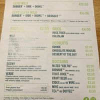 The menu, owners speak English  at The Wild Note in Bordeaux