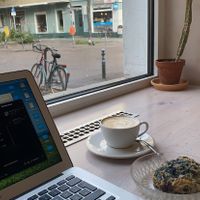   at Cafe Largo in Berlin