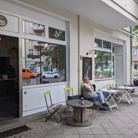 Outside of Cafe Largo at Cafe Largo in Berlin