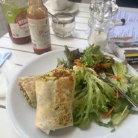 phoenix buritto (tofu scrambled)   at Cafe Largo in Berlin