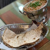 Aloo matar & roti at Jyoti Restaurant - Chungmuro in Seoul