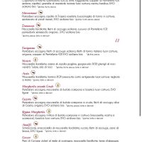 Menu  at Crudo Fa La Pizza in Turin