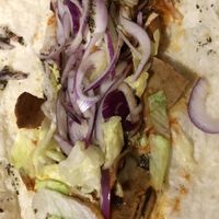 Vegan Kebab Wrap  at Panjab Pizza in Wolverhampton