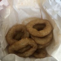 Onion rings at Panjab Pizza in Wolverhampton