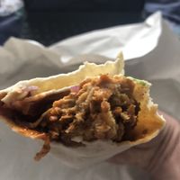 Chicken kebab wrap at Panjab Pizza in Wolverhampton