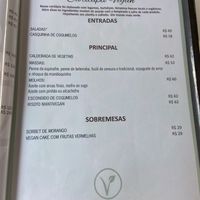 Cardápio vegano   at Donna Pinha in Santo Antonio Do Pinhal