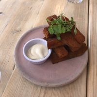 Sweet potato fries  at Avobar in London