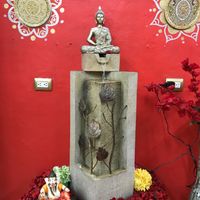 Beautifully decorated interior of the restaurant at Bindiya in Cozumel