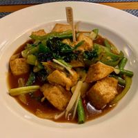 Thai Basil stir fry  at Blue Orchid in Jacksonville