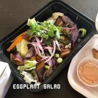 Eggplant Salad at Thai House in Bakersfield