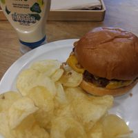 Katy's off-menu (made for an event) pulled 'steak' burger at d20 Board Game Cafe - Watford in Watford