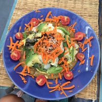 The rice and lentil Crêpe  at Grow Café in Tarifa