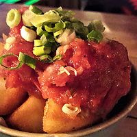 Patatas bravas at Ojo Rojo in Bournemouth
