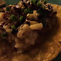 Mushroom tostadas at Ojo Rojo in Bournemouth