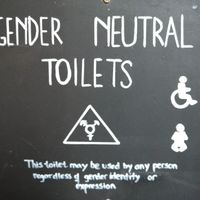 Lower floor toilet at Ojo Rojo in Bournemouth