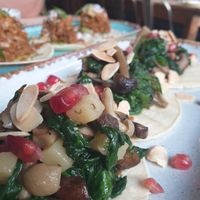 Mushroom tacos at Ojo Rojo in Bournemouth