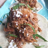Jackfruit tacos at Ojo Rojo in Bournemouth