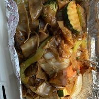 Spicy noodles  at Thai Vegan in Beverly Hills