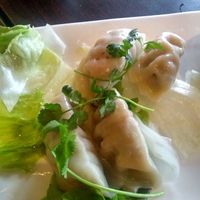 steamed dumplings at Thai Vegan in Beverly Hills