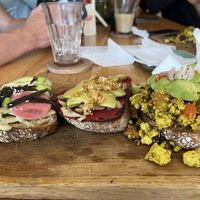 Avocado bread mix  at Dharma Coffee & Juice in Ubud