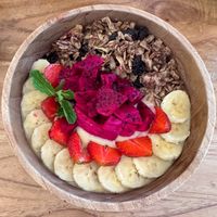 Pineapple Bliss Smoothiebowl  at Dharma Coffee & Juice in Ubud