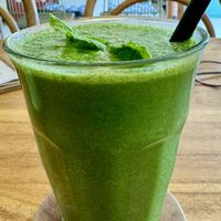 Green smoothiee  at Dharma Coffee & Juice in Ubud
