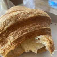 Vegan croissant (super flakey and delicious )  at Dharma Coffee & Juice in Ubud