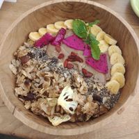 cacao smoothie bowl at Dharma Coffee & Juice in Ubud