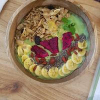 Green Smoothie bowl at Dharma Coffee & Juice in Ubud