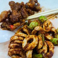 Nice sambal petai and dishes at San De Vegetarian 三德 - Blk 747 Yishun in North Singapore