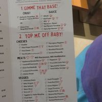 menu at Pizza Rox in Boynton Beach