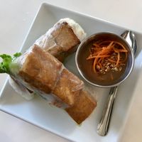 Tofu avocado spring rolls. The tofu had a lot of flavor! These were delicious.  at Ava Street Cafe in Baton Rouge