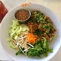 Vegan lemongrass tofu bowl  at Ava Street Cafe in Baton Rouge